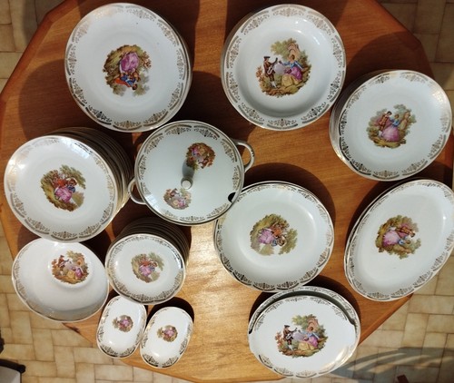 Service table porcelaine - table,