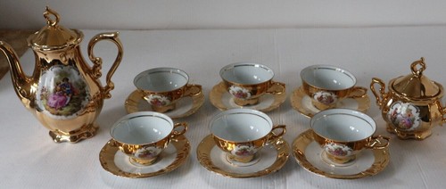 Service café porcelaine - café,